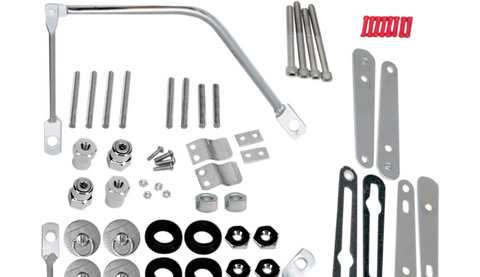 Saddlemen S4 Quick-Disconnect Saddlebag Mounting Kit for Harley Softail - 3501-0344