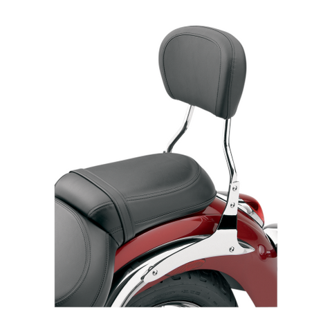 Cobra USA Round Sissy Bar with Pad for Harley Softail Models - 14 Inch - 602-1304
