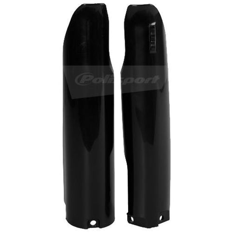 Polisport Fork Guards for 2005-2007 Yamaha YZ Models - Black - 8398100002