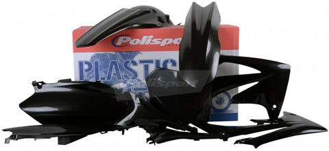 Polisport MX Complete Replica Plastics Kit for 2009-10 Honda CRF450R - Black - 90212