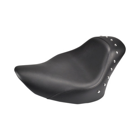 Saddlemen Renegade Solo Seat for 2007-17 Harley Softail Fat Boy - Black/Studded - 806-12-001