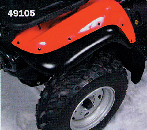 Maier Black Front Mud Flap Extensions for Kawasaki KVF300 / 400 - 491050