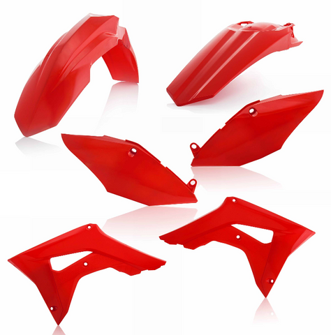 Acerbis Standard Replacment Plastics Kit for 2017-21 Honda CRF 250R/450R - Red - 2630690227
