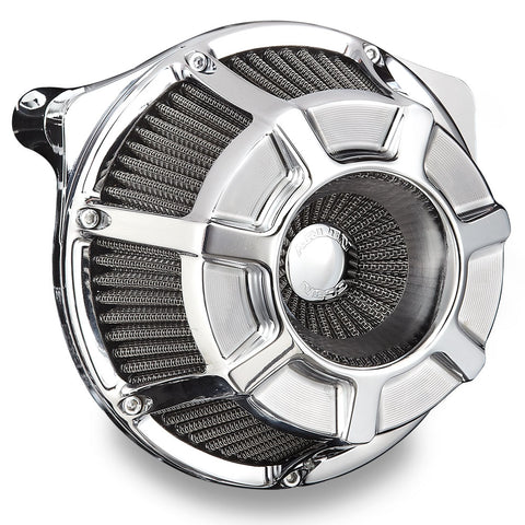 Arlen Ness Inverted Series Air Cleaner Kits for 2008-17 Harley Touring FBW - Bevelled Chrome - 18-932