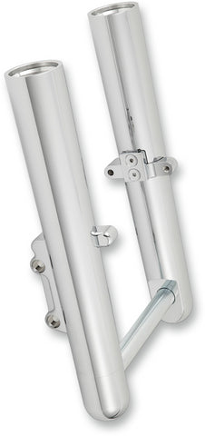 Arlen Ness 40-501 Smooth Single Disc Hot Legs for 2014-19 Harley FLH / FLT - Chrome