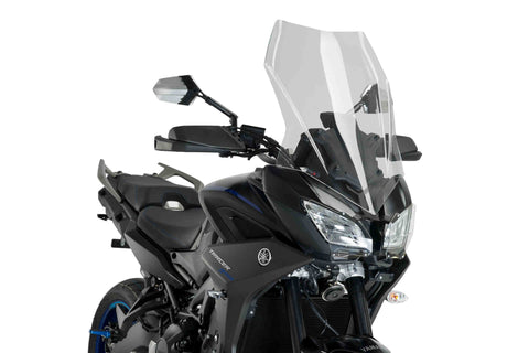 Puig Touring Windscreen for 2018-20 Yamaha FJ-09 / Tracer 900 - Clear - 9725W