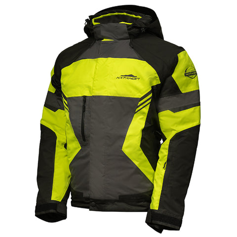 Katahdin Gear Dagger Jacket - Black/Grey/Hi-Viz-Yellow - XX-Large