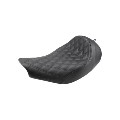 Saddlemen Renegade Solo Seat for 2014-21 Indian Touring models - Black/Lattice Stitched - I14-07-002LS