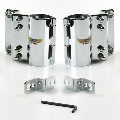 National Cycle Heavy Duty Mount Kit for Yamaha XV750 / 1100 - Chrome - KIT-CJG