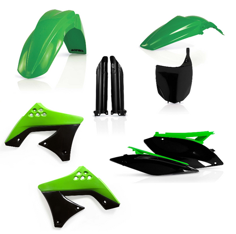 Acerbis Full Replacement Plastics Kit for 2009-12 Kawasaki KX250F - Original 09 - 2198050145