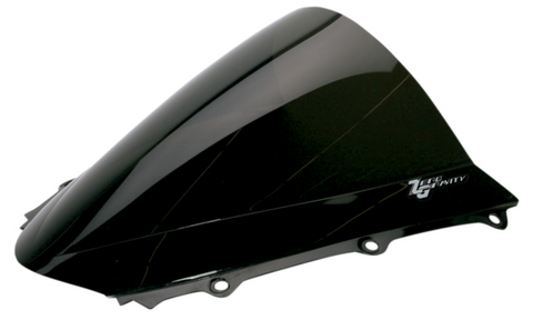 Zero Gravity Double Bubble Windscreen for 2004-07 Honda CBR1000RR - Dark Smoke - 16-423-19
