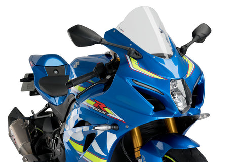 Puig Z-Racing Windscreen for 2017-20 Suzuki GSX-R1000 - Clear - 3631W