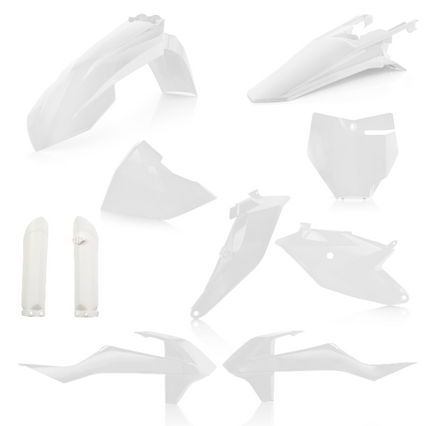 Acerbis Full Replacement Plastics Kit for 2018-21 KTM 85 SX - White - 2686020002