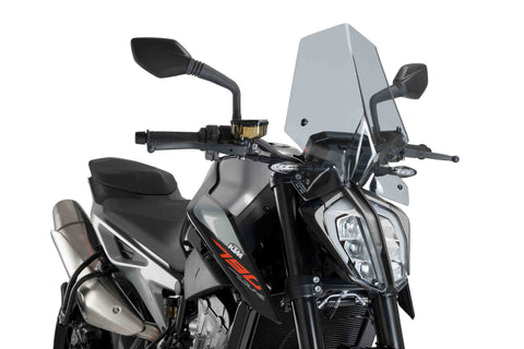 Puig New Generation Sport Windscreen for KTM 790 Duke - Smoke - 9668H