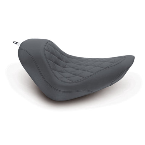 Mustang Tripper Wide Solo Seat for 2006-17 Harley Softail models - 76742