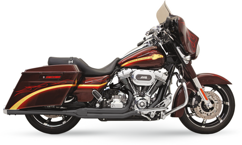 Bassani Road Rage Exhaust System for 2010-16 Harley FL Touring models - Black - FLH-737B