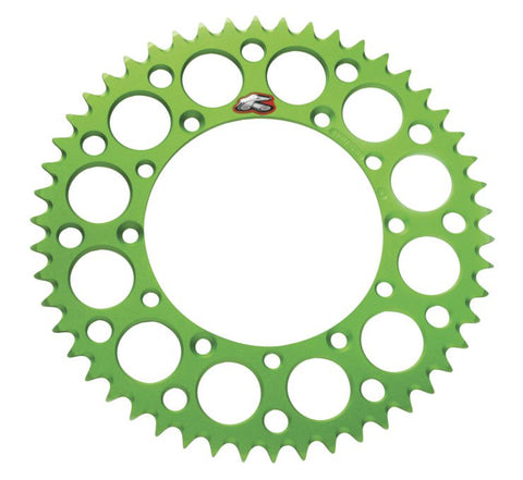 Renthal Ultralight Rear Sprocket - 520 Chain Pitch x 48 Teeth - Green - 112U-520-48GEGN