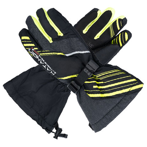 Katahdin Gear Gunner Gloves - Black/Grey/Hi-Viz-Yellow - Large