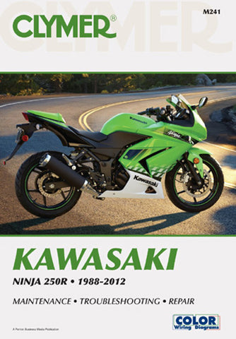 Clymer Service & Repair Manual for 1988-12 Kawasaki EX250 Ninja 250R - CM241