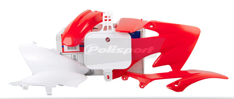 Polisport MX Complete Replica Plastics Kit for 2004-22 Honda CRF50F - OE Red/White - 90025