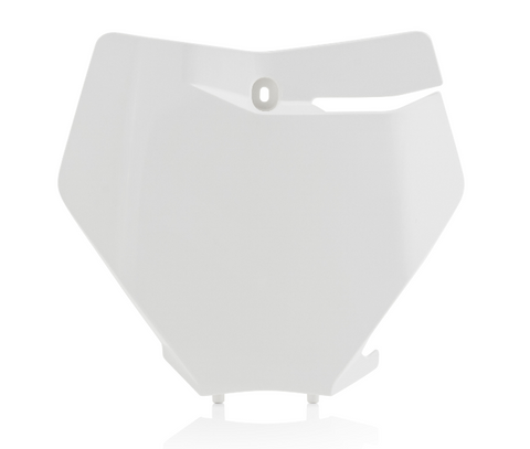 Acerbis Front Number Plate for KTM models - White - 2736276811