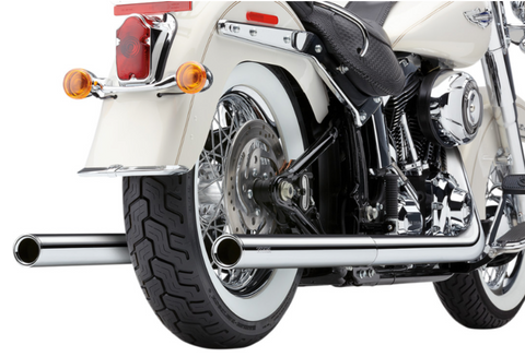 Cobra USA True Duals Exhaust System with Billet Tips for 2012-17 Harley Softail models - 6986