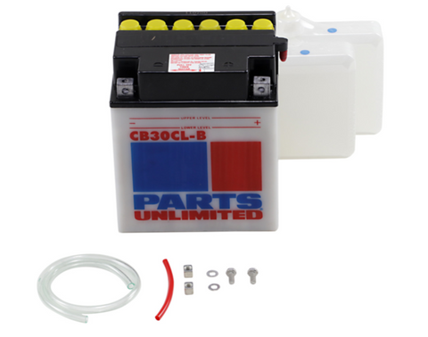 Parts Unlimited Heavy-Duty Battery Kit - 12 Volts - YB30CL-B