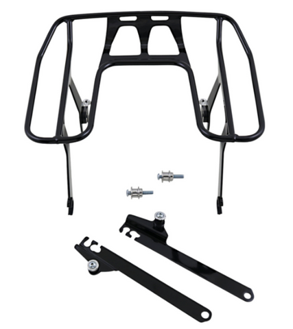 Cobra USA Big Ass Wrap Around Luggage Rack for 2006-17 Harley Dyna models - Black - 602-2631B