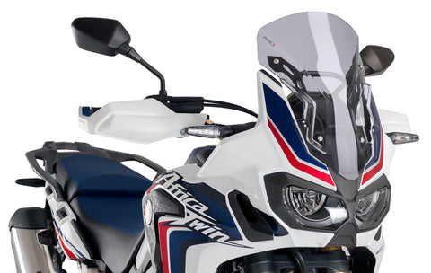Puig Racing Windscreen for 2016-17 Honda CRF1000L Africa Twin - Smoke