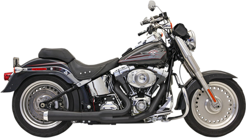 Bassani Road Rage Exhaust for 1986-17 Harley Softai models - Black Ceramic - 12122J