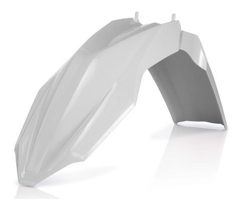 Acerbis Front Fender for 2014 Husqvarna FE / TE models - White - 2393390002