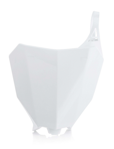 Acerbis Front Number Plate for 2017-18 Honda CRF450R models - White - 2630680002