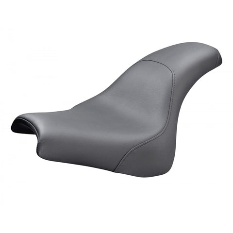 Saddlemen Profiler 2-Up Low Profile Seat for 2018-22 Harley Softail Fat Bob - Black/Smooth - 818-28-047