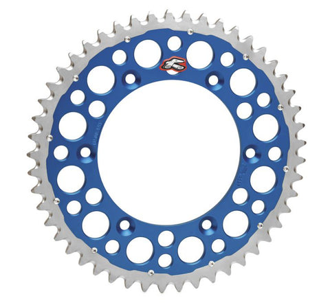 Renthal Twinring Sprocket - 520 Chain Pitch x 52 Teeth - Blue - 2240-520-52GPBU