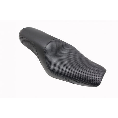 Saddlemen Profiler 2-Up Low Profile Seat for 2004-20 Harley Sportster models - Black/Basket-Weave - 807-03-147