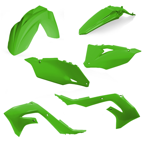 Acerbis Standard Replacment Plastics Kit for 2019-21 Kawasaki KX250 / KX450 - Green - 2736286812