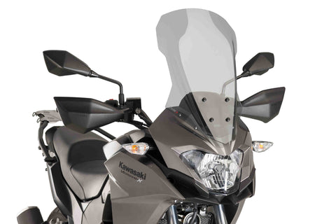 Puig Touring Windscreen for Kawasaki KLE300 Versys-X - Smoke - 9710H