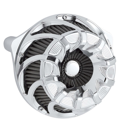 Arlen Ness Inverted Series Air Cleaner Kit for 2017-22 Harley M8 models - Chrome/Drift - 18-986