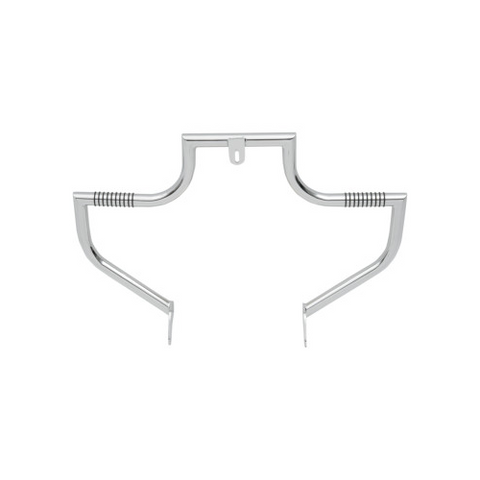 Lindby Highway Bar Engine Guard for 1992-17 Harley Dynas - Chrome - 105-1