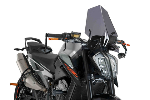 Puig New Generation Sport Windscreen for KTM 790 Duke - Dark Smoke - 9668F