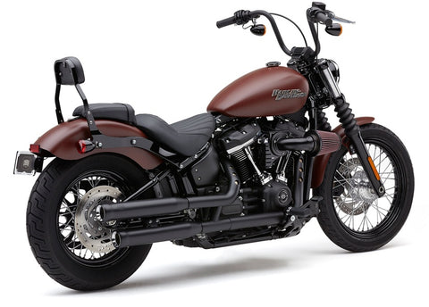 Cobra USA Neighbor Hater Mufflers for 2018-22 Harley Softail Breakout/Fat Boy - Black - 6047B