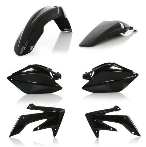 Acerbis Plastic Standard Kit for 2006-09 Honda CRF250R - Black - 2041040001