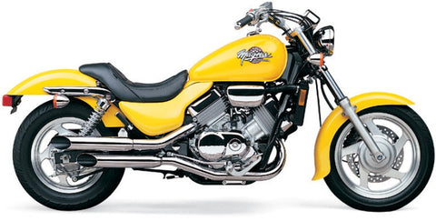Cobra USA Slash-Cut Slip-On Mufflers for 1994-03 Honda VF750 Magna - Chrome - 1164SC