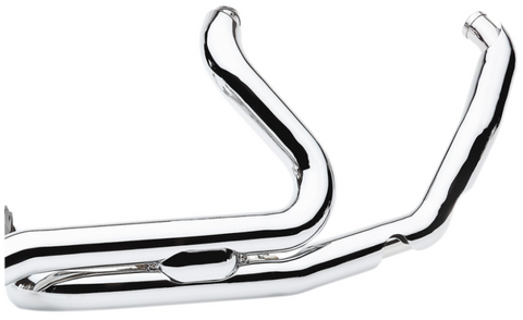 Cobra USA Dual Bung Pro Chamber Headpipes for 2017-20 Harley FL Models - Chrome - 6255DB