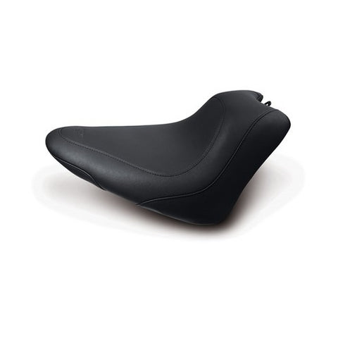 Mustang Tripper Wide Solo Seat for Harley Softail Backline and Slim - Smooth/Black - 76760