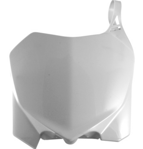 Acerbis Front Number Plate for 2009-13 Honda CRF models - White - 2141850002