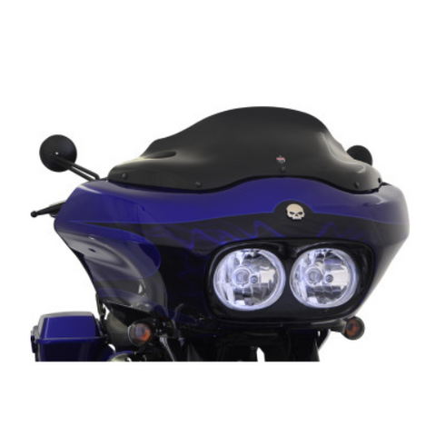 Klock Werks Flare Windshield for 1998-13 Harley FLTR models - 8 inch - BLACK