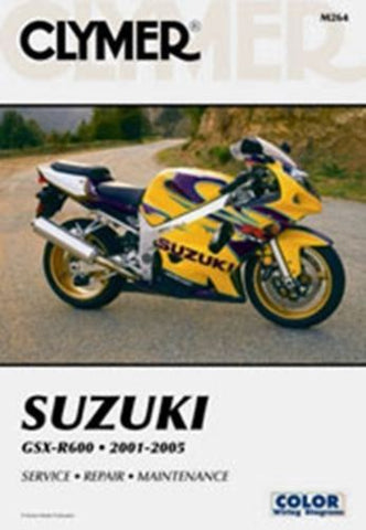 Clymer M264 Service & Repair Manual for 2001-05 Suzuki GSX-R600