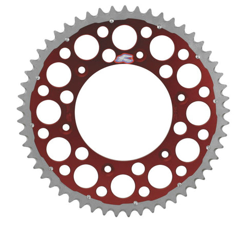 Renthal Twinring Sprocket - 520 Chain Pitch x 48 Teeth - Red - 1540-520-48GPRD