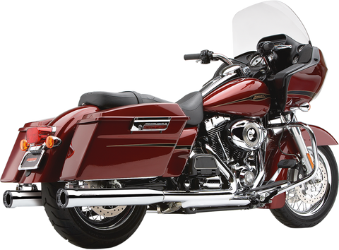 Cobra USA RPT Slip-On Mufflers for 1995-16 Harley Bagger - Chrome - 6070